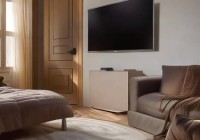 万喜电视机专业维修站梳理%卧室门上安装电视机的独特设计