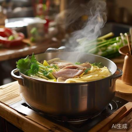 笋肉鲜香，汤滋补冬食