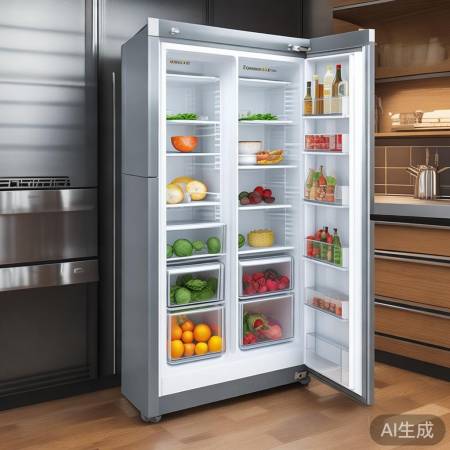 标准对开门冰箱,深度70-80