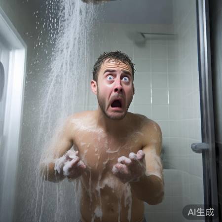 “北极圈洗澡，冷水不断！”