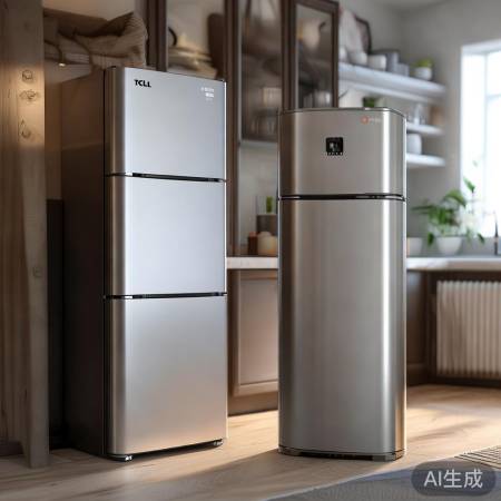 “比一比海尔TCL小冰箱”