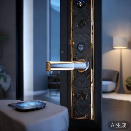 “智能锁，金刚甲守护家门”