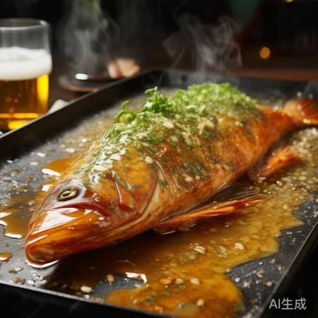烤鱼蒜蓉香，啤酒更完美