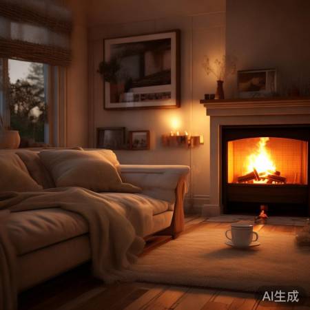 温暖时光享受中