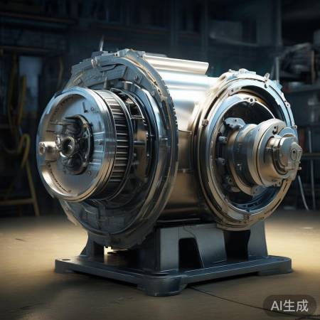 电机转子定子舞台旋转