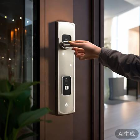 指纹锁：懒人福音，一键开锁，省