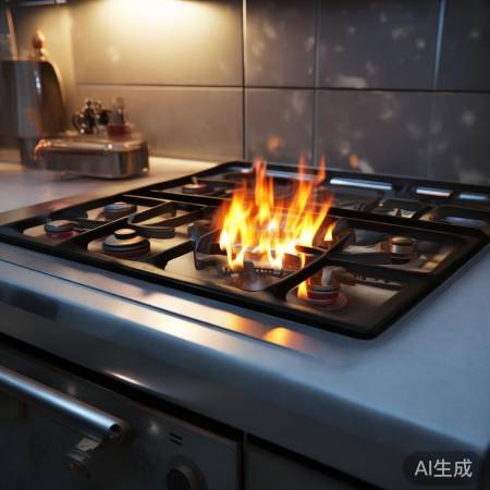 燃气火焰熄灭,检查管道阀门