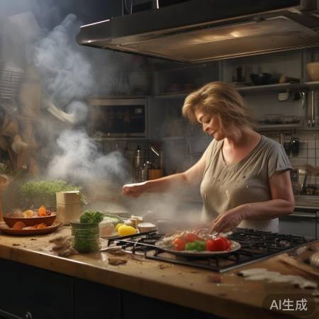 厨房油烟机罢工尴尬场面