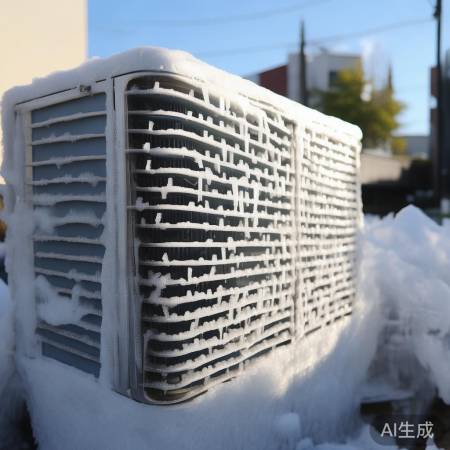 空调外管结冰现象
