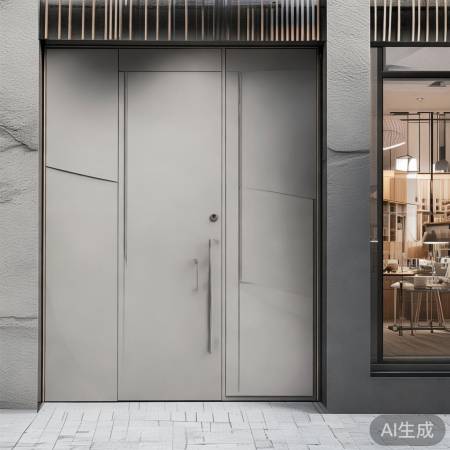 门与店铺风格协调