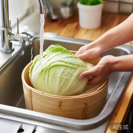 轻洗控干，白菜不烂