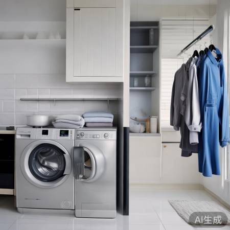 洗衣机智能平衡，洗衣量适中干燥