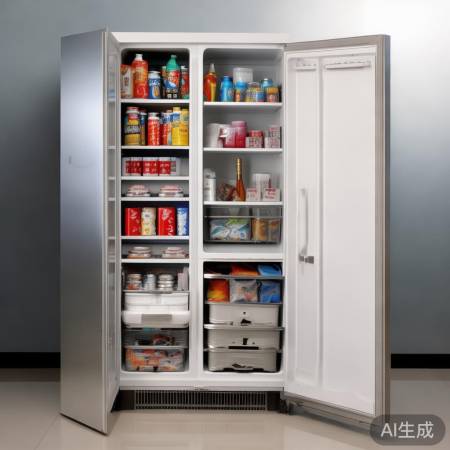 冰箱柜子变储物神器