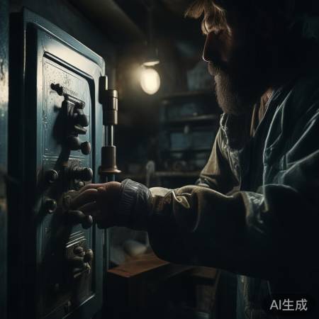 轻旋保险柜,勿用力过猛