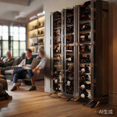 红酒柜视觉盛宴