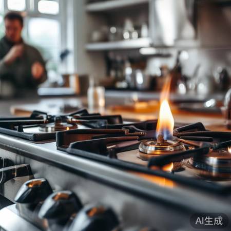 商用双灶打火技巧