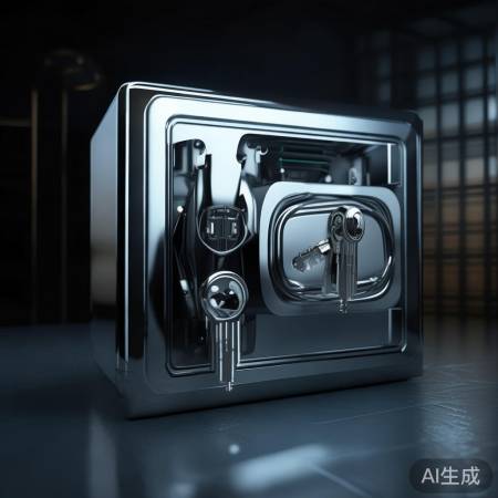 保险柜双面钥匙，双重保障