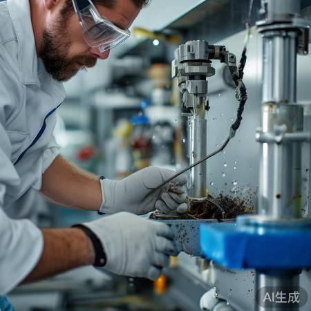 检查水汽阀，疏通异物