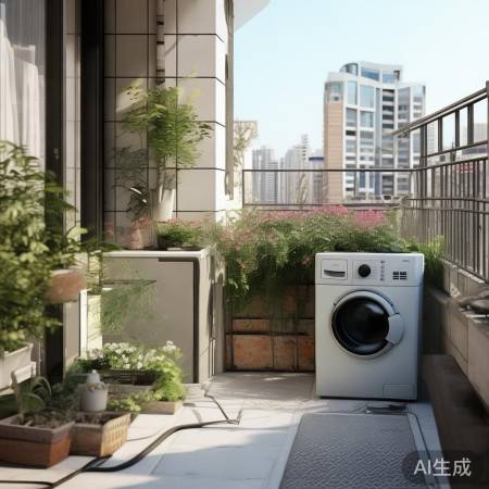 阳台功能多样，洗衣难题多