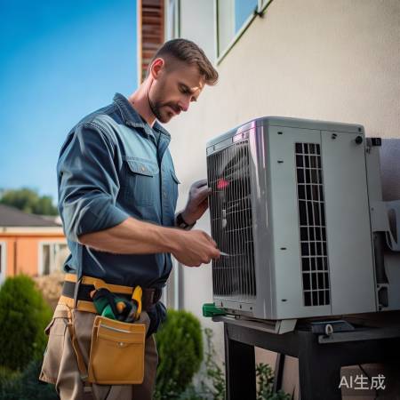 检查外机螺丝，确保紧固