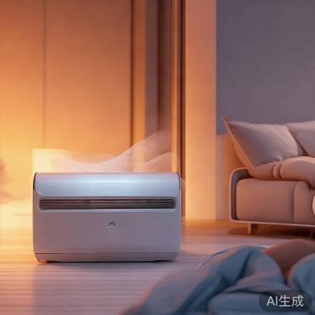 小米空调风感标志，自然舒适