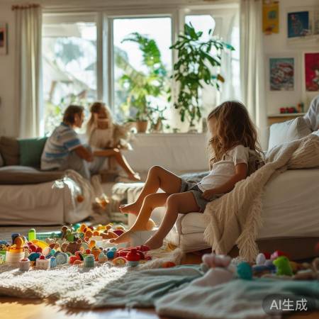 宝宝夏日空调房舒适享乐