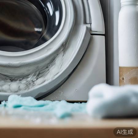 洗衣机白污渍清洗妙招