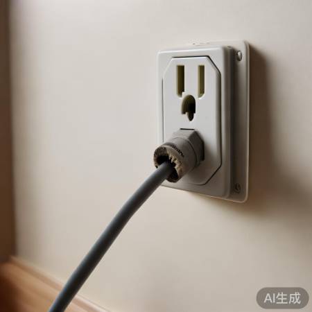 电源指示灯闪烁,接触不良