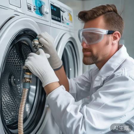 “拆卸洗衣机进水阀”