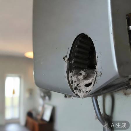 壁挂炉排气孔,保持畅通