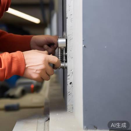 安装膨胀螺丝，稳固壁挂炉