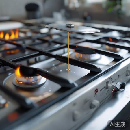 燃气灶底藏感应针
