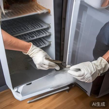 冰箱排水孔堵塞排查