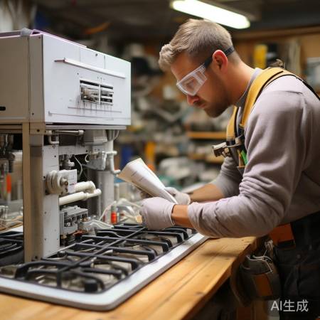 检查燃气灶安装情况
