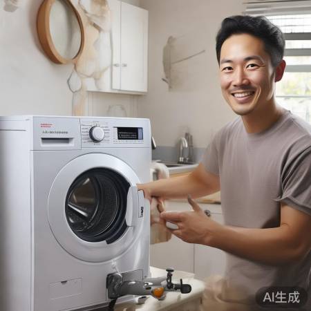 轻松安装小天鹅壁挂洗衣机