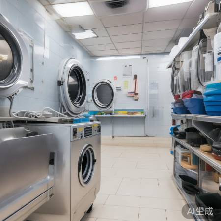 洗衣机摆放要点:不影响经营、定