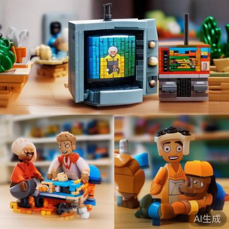 乐高电视组教程,DIY乐趣时光