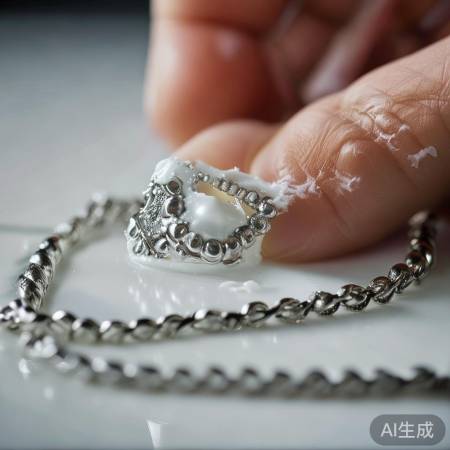 牙膏洗银饰，简单易行