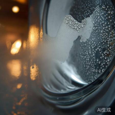 洗衣机水汽凝结成雾