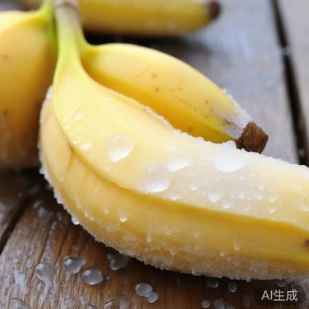 冷冻香蕉变果冻