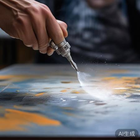 喷枪喷漆技巧：匀速轻按，节奏均