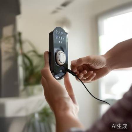 连接电源，确保牢固