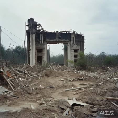 国门地基残存,我心痛不已
