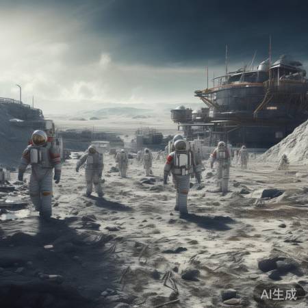 新疆模拟月球训练场,探索太空奥
