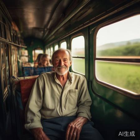 老骨头绿皮火车,年轻人赶好时光