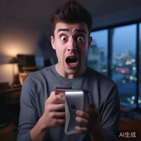 小哥网抢两台苹果折叠屏
